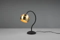 Lampka stołowa snake FLETCHER II mosiądz mat E14 Trio 593400108 | 4017807551259 noxbox lampynox www.lampynox.pl