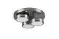 Lampa sufitowa FRANKLIN nikiel mat ⌀35cm. LED 3 step dim 3x8,5W 3000K Trio 626510307 | 4017807538083 noxbox lampynox www.lampynox.pl