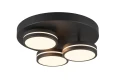 Lampa sufitowa FRANKLIN czarny mat ⌀35cm. LED 3 step dim 3x8,5W 3000K Trio 626510342 | 4017807538168 noxbox lampynox www.lampynox.pl