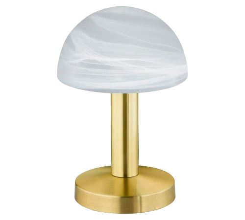 Lampka stołowa FYNN II mosiądz mat E14 Trio 599100108 | 4017807551327 noxbox lampynox www.lampynox.pl