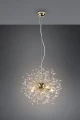 Lampa wisząca GLORIA mosiądz ⌀55cm. 5xE14 RL R31315003 | 4017807544046 noxbox lampynox www.lampynox.pl