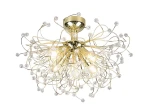 GLORIA mosiądz ⌀55cm. 4xE14 Lampa sufitowa