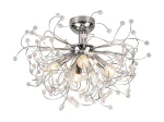 GLORIA chrom ⌀55cm. 4xE14 Lampa sufitowa