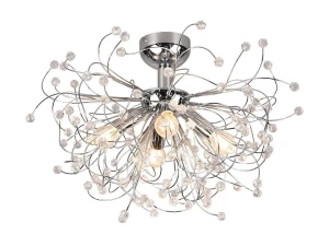 GLORIA chrom ⌀55cm. 4xE14 Lampa sufitowa