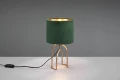 Lampka stołowa GRACE zielony | złoty E14 RL R51131015 | 4017807540147 noxbox lampynox www.lampynox.pl