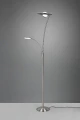Lampa podłogowa GRANBY nikiel mat LED Dim. 29W | 6,5W 2700+3200+4000K Trio 424310207 | 4017807525182 noxbox lampynox www.lampynox.pl