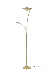 GRANBY mosiądz mat LED Dim. 29W | 6,5W 2700+3200+4000K Lampa podłogowa