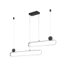 Lampa wisząca ściemnialna GRANT aluminium szczotkowane DIP SWITCH LED 3 step dim. 54W 2300+3000+4000K Trio 342710205 | 4017807542318 noxbox lampynox www.lampynox.pl
