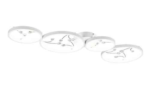 Lampa sufitowa ściemnialna GROOVY biały mat LED 3 step dim 37W 4000K Trio 642110431 | 4017807541908 noxbox lampynox www.lampynox.pl