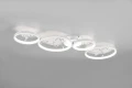 Lampa sufitowa ściemnialna GROOVY biały mat LED 3 step dim 37W 4000K Trio 642110431 | 4017807541908 noxbox lampynox www.lampynox.pl