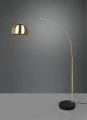 Lampa podłogowa stojąca ARGENTINA mosiądz mat E27 Trio 411700108 | 4017807522501 noxbox lampynox www.lampynox.pl