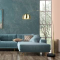 Lampa podłogowa stojąca ARGENTINA mosiądz mat E27 Trio 411700108 | 4017807522501 noxbox lampynox www.lampynox.pl