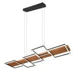 HARPER czarny mat | brąz LED 3 step dim. 42W 3000K Lampa wisząca ściemnialna