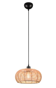 INGA beż rattan ⌀29cm. E27 Lampa wisząca