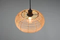 Lampa wisząca INGA beż rattan ⌀29cm. E27 Trio 312200136 | 4017807544817 noxbox lampynox www.lampynox.pl