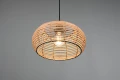 Lampa wisząca INGA beż rattan ⌀29cm. E27 Trio 312200136 | 4017807544817 noxbox lampynox www.lampynox.pl