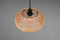 Lampa wisząca INGA beż rattan ⌀29cm. E27 Trio 312200136 | 4017807544817 noxbox lampynox www.lampynox.pl