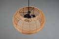 Lampa wisząca INGA beż rattan ⌀50cm. 3xE27 Trio 312200336 | 4017807544800 noxbox lampynox www.lampynox.pl