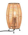 Lampa stołowa INGA beż rattan E27 Trio 512200136 | 4017807544831 noxbox lampynox www.lampynox.pl