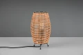 Lampa stołowa INGA beż rattan E27 Trio 512200136 | 4017807544831 noxbox lampynox www.lampynox.pl