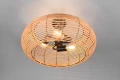 Lampa sufitowa INGA beż rattan ⌀50cm. 3xE27 Trio 612200336 | 4017807544824 noxbox lampynox www.lampynox.pl