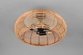 Lampa sufitowa INGA beż rattan ⌀50cm. 3xE27 Trio 612200336 | 4017807544824 noxbox lampynox www.lampynox.pl