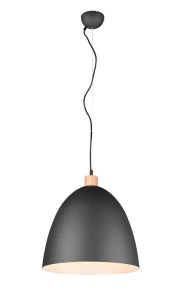 JAGGER czarny mat ⌀40cm E27 Lampa wisząca