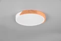 Lampa sufitowa ściemnialna JANO Biały mat | Brąz Ø 31cm. LED 3 step dim. 20W 3000K RL R67201131 | 4017807541403 noxbox lampynox www.lampynox.pl
