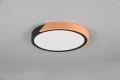Lampa sufitowa ściemnialna JANO Czarny mat | Brąz Ø 31cm. LED 3 step dim. 20W 3000K RL R67201132 | 4017807541427 noxbox lampynox www.lampynox.pl