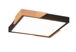 META Czarny mat | Brąz  LED 3 step dim. 20W 3000K Lampa sufitowa ściemnialna