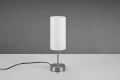 Lampka stołowa z ładowarką USB JARO nikiel mat USB E27 RL R51051007 | 4017807538236 noxbox lampynox www.lampynox.pl