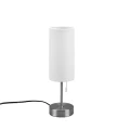 Lampka stołowa z ładowarką USB JARO nikiel mat USB E27 RL R51051007 | 4017807538236 noxbox lampynox www.lampynox.pl
