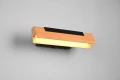 Kinkiet ścienny ściemnialny z włącznikiem KERALA czarny mat | brąz LED 3 step dim. 9W 3000K regulowany Trio 241670132 | 4017807542516 noxbox lampynox www.lampynox.pl