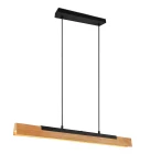 KERALA czarny mat | brąz LED 3 step dim. 25W 3000K Lampa wisząca ściemnialna