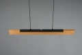 Lampa wisząca ściemnialna KERALA czarny mat | brąz LED 3 step dim. 25W 3000K Trio 341610132 | 4017807542455 noxbox lampynox www.lampynox.pl