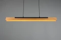 Lampa wisząca ściemnialna KERALA czarny mat | brąz LED 3 step dim. 25W 3000K Trio 341610132 | 4017807542455 noxbox lampynox www.lampynox.pl