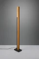 Lampa podłogowa ściemnialna KERALA czarny mat | brąz LED 3 step dim. 16W 3000K Trio 441610132 | 4017807542530 noxbox lampynox www.lampynox.pl