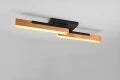 Lampa sufitowa regulowana ściemnialna KERALA czarny mat | brąz LED 3 step dim. 2x12,5W 3000K Trio 641610232 | 4017807542431 noxbox lampynox www.lampynox.pl