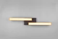Lampa sufitowa regulowana ściemnialna KERALA czarny mat | brąz LED 3 step dim. 2x12,5W 3000K Trio 641610232 | 4017807542431 noxbox lampynox www.lampynox.pl