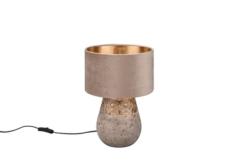 Lampka stołowa KIRAN popiel | beż E27 RL R51231061 | 4017807541090 noxbox lampynox www.lampynox.pl