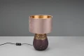 Lampka stołowa KIRAN brąz | fiolet E27 RL R51231094 | 4017807541113 noxbox lampynox www.lampynox.pl