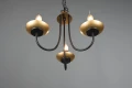 Lampa wisząca LIVIA czarny mat | miedź Ø46cm. 3xE14 Trio 101700332 | 4017807522730 noxbox lampynox www.lampynox.pl