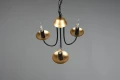 Lampa wisząca LIVIA czarny mat | miedź Ø46cm. 3xE14 Trio 101700332 | 4017807522730 noxbox lampynox www.lampynox.pl