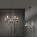 Lampa wisząca LIVIA czarny mat | miedź Ø46cm. 3xE14 Trio 101700332 | 4017807522730 noxbox lampynox www.lampynox.pl