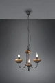 Lampa wisząca LIVIA czarny mat | miedź Ø46cm. 3xE14 Trio 101700332 | 4017807522730 noxbox lampynox www.lampynox.pl