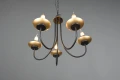 Lampa wisząca LIVIA czarny mat | miedź Ø57cm. 5xE14 Trio 101700532 | 4017807522747 noxbox lampynox www.lampynox.pl