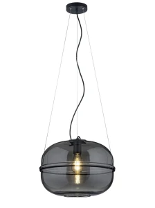 LORENA czarny mat Ø41cm. E27 Lampa wisząca
