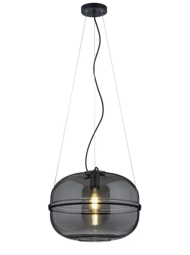 Lampa wisząca LORENA czarny mat Ø41cm. E27 Trio 315190132 | 4017807539646 noxbox lampynox www.lampynox.pl