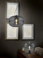 Lampa wisząca LORENA czarny mat Ø41cm. E27 Trio 315190132 | 4017807539646 noxbox lampynox www.lampynox.pl