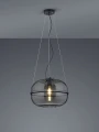 Lampa wisząca LORENA czarny mat Ø41cm. E27 Trio 315190132 | 4017807539646 noxbox lampynox www.lampynox.pl